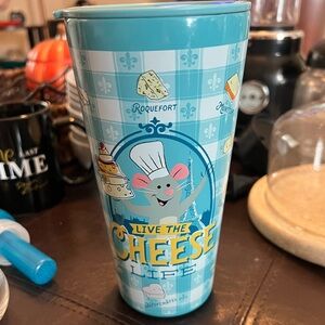 Disney Ratatouille Chef REMY Live the Cheese Life Tumbler Cup